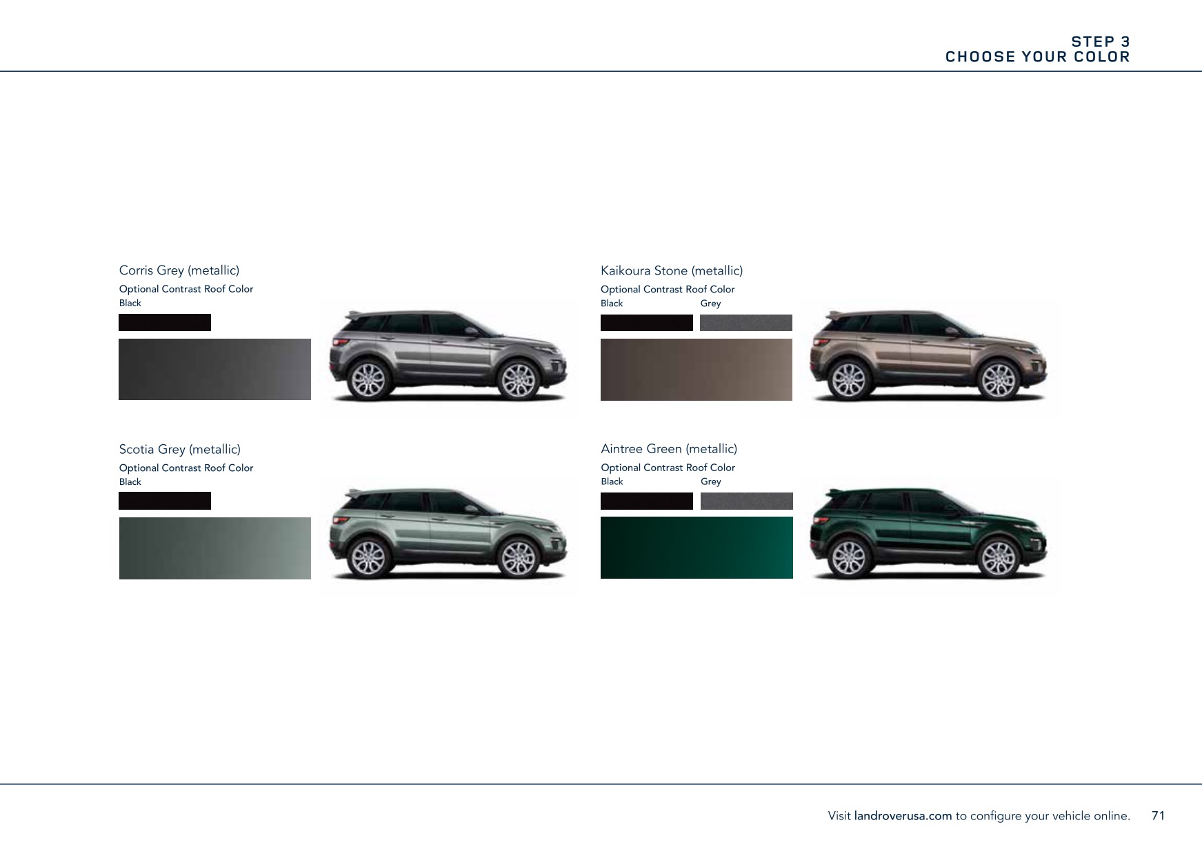 2017 Land Rover Evoque Brochure Page 95